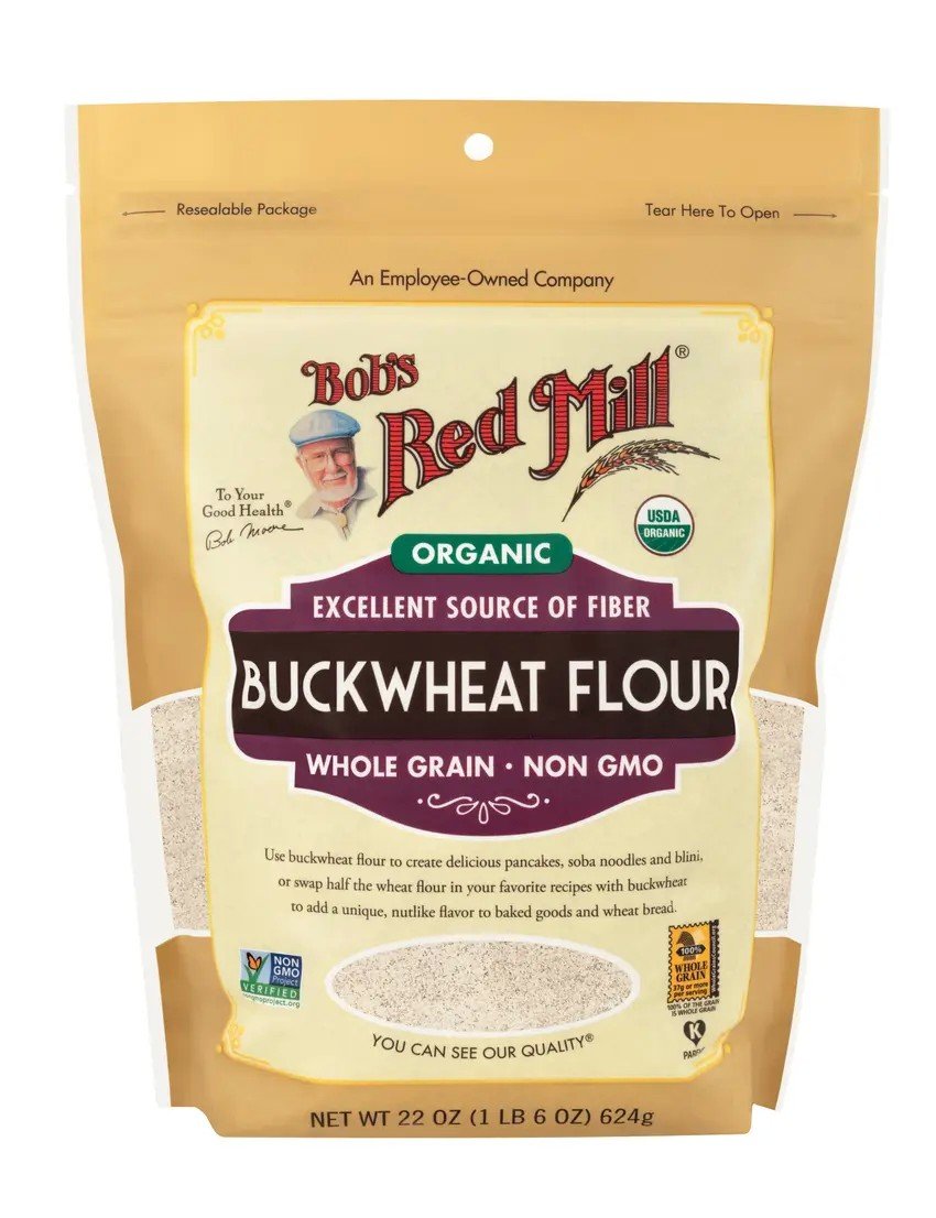 Bobs Red Mill Organic Buckwheat Flour 22 oz Bag