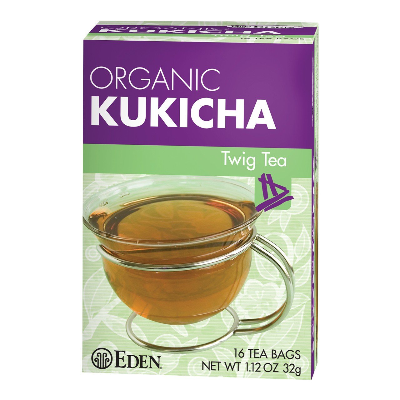 Eden Organic Kukicha Twig Organic Tea 16 Bag