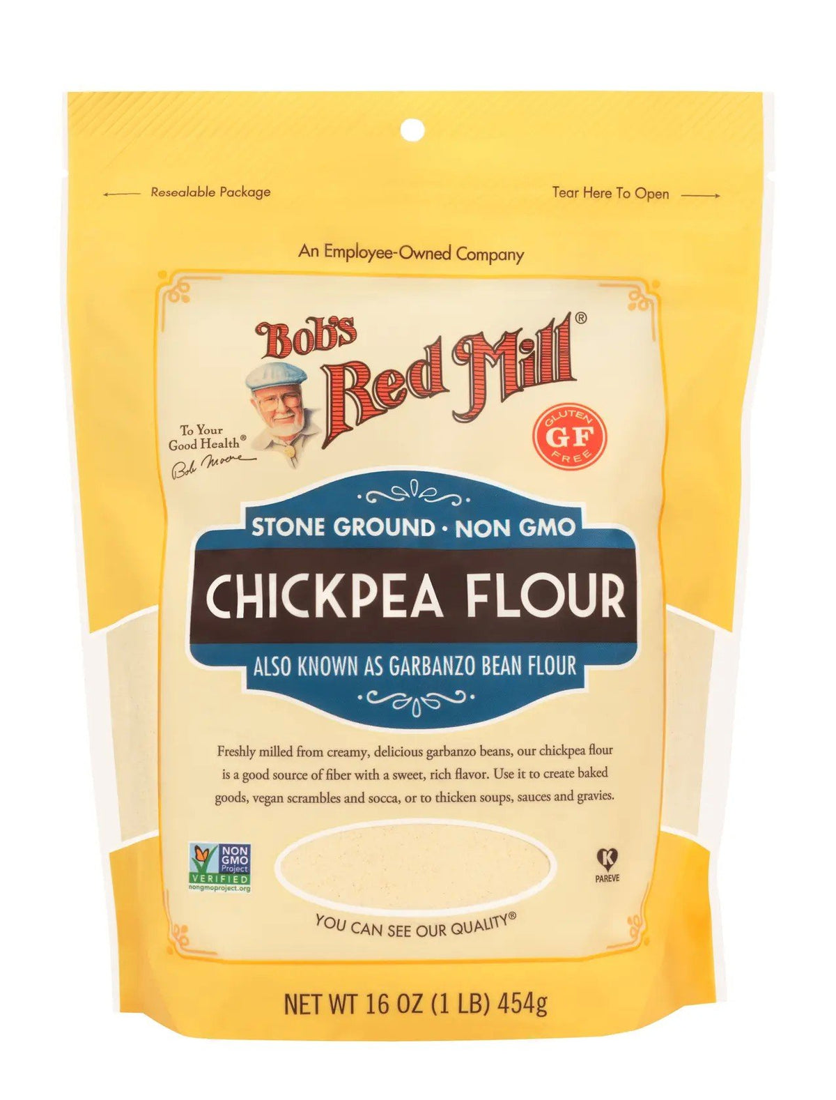 Bobs Red Mill Chickpea Flour 16 oz Bag