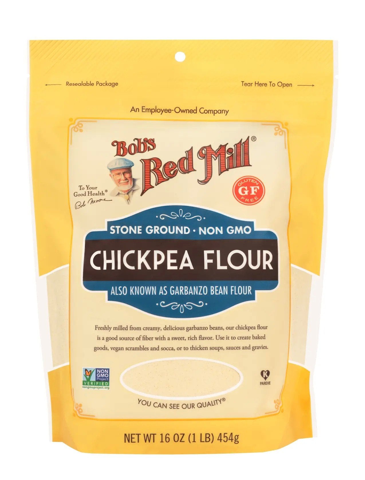 Bobs Red Mill Chickpea Flour 16 oz Bag
