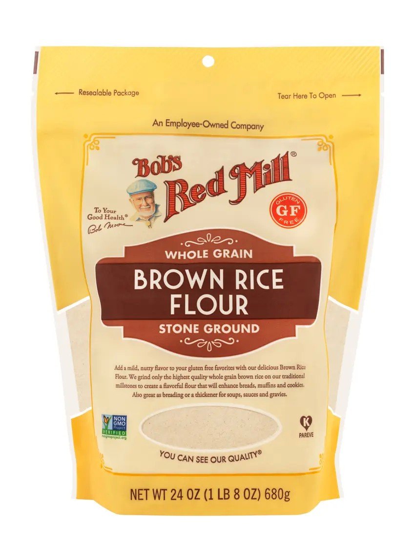Bobs Red Mill Brown Rice Flour 24 oz Bag