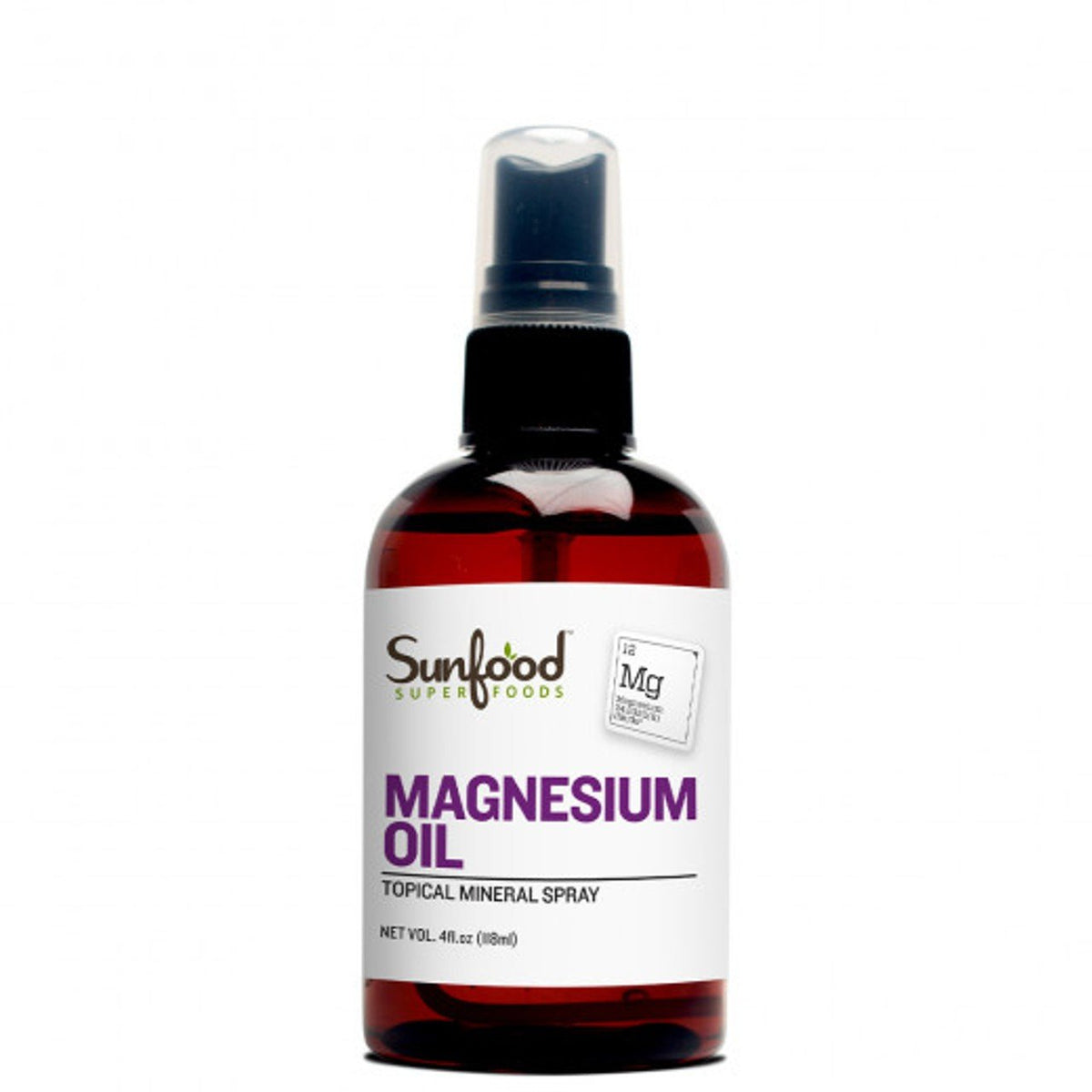 Sunfood Magnesium Oil 4 fl oz Liquid