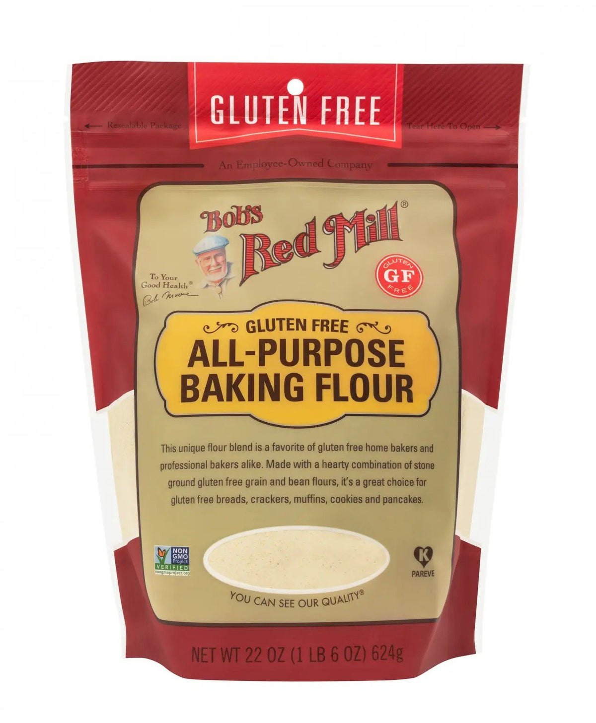 Bobs Red Mill Gluten Free All Purpose Baking Flour 22 oz Bag