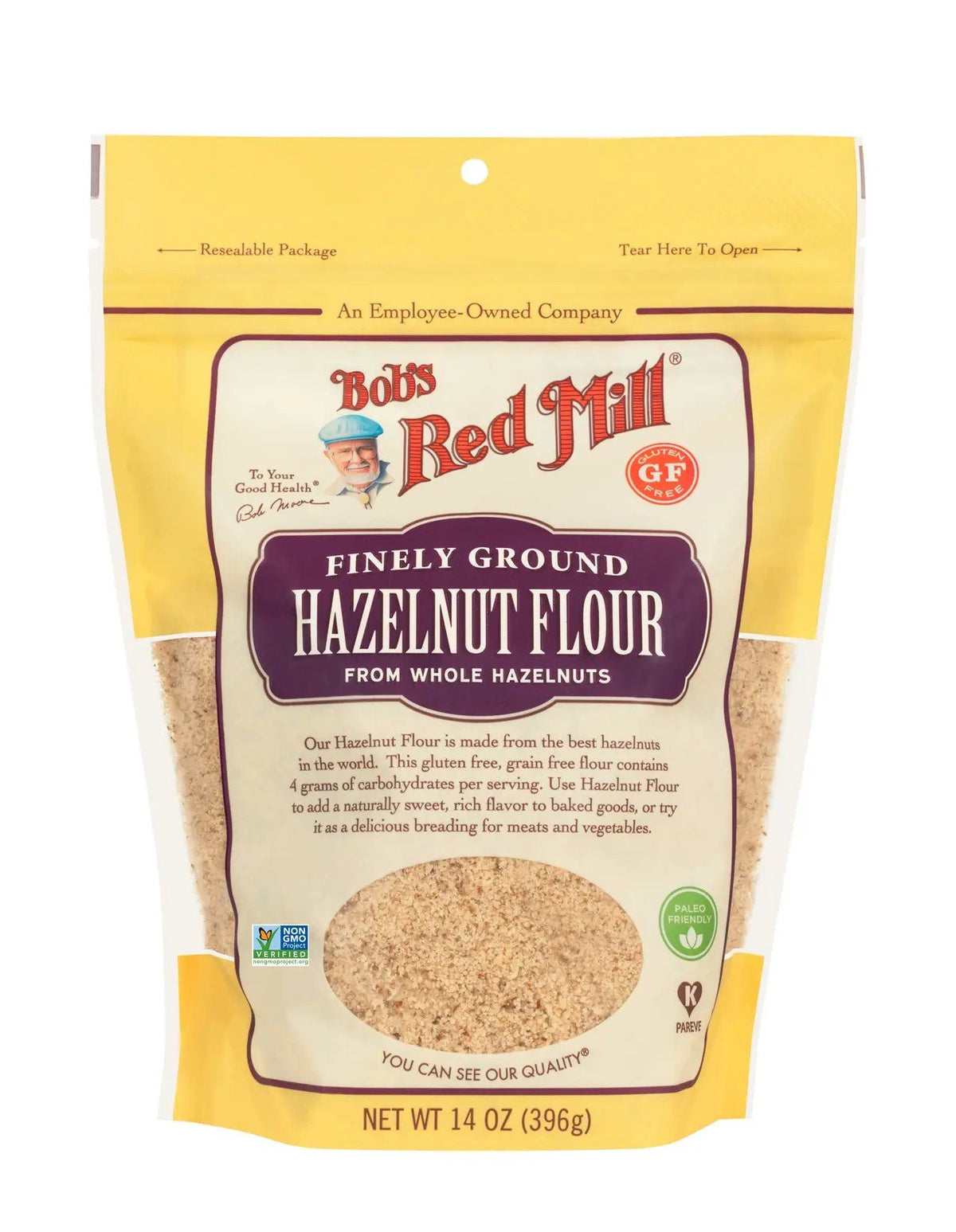 Bobs Red Mill Finely Ground Hazelnut Meal/Flour 14 oz Bag