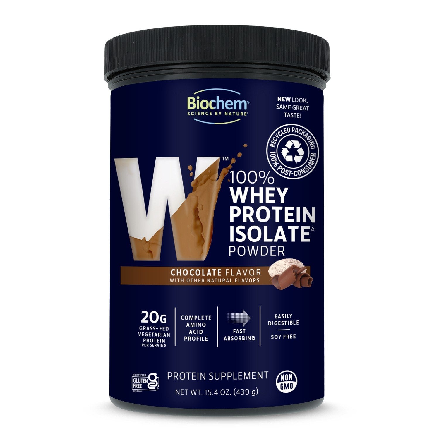 Biochem 100% Whey Powder Chocolate 15.4 oz Powder