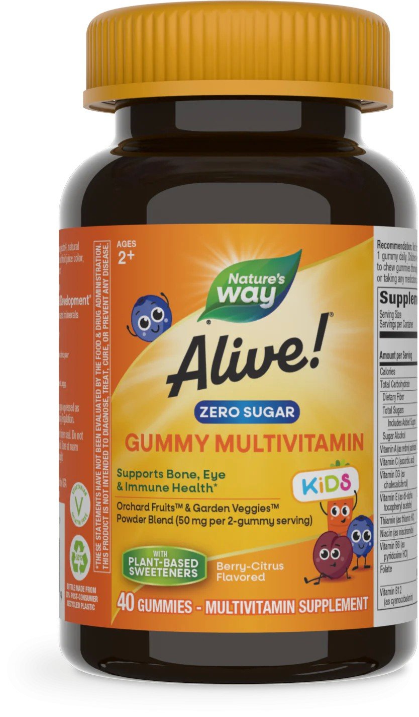 Nature's Way Alive! Zero Sugar Kid's Gummy 40 Gummy