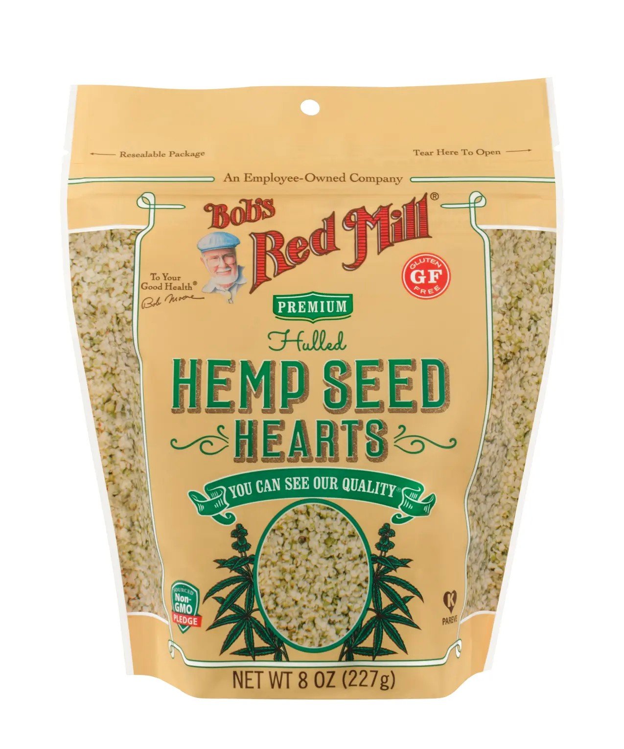 Bobs Red Mill Hemp Seed Hearts 8 oz Bag