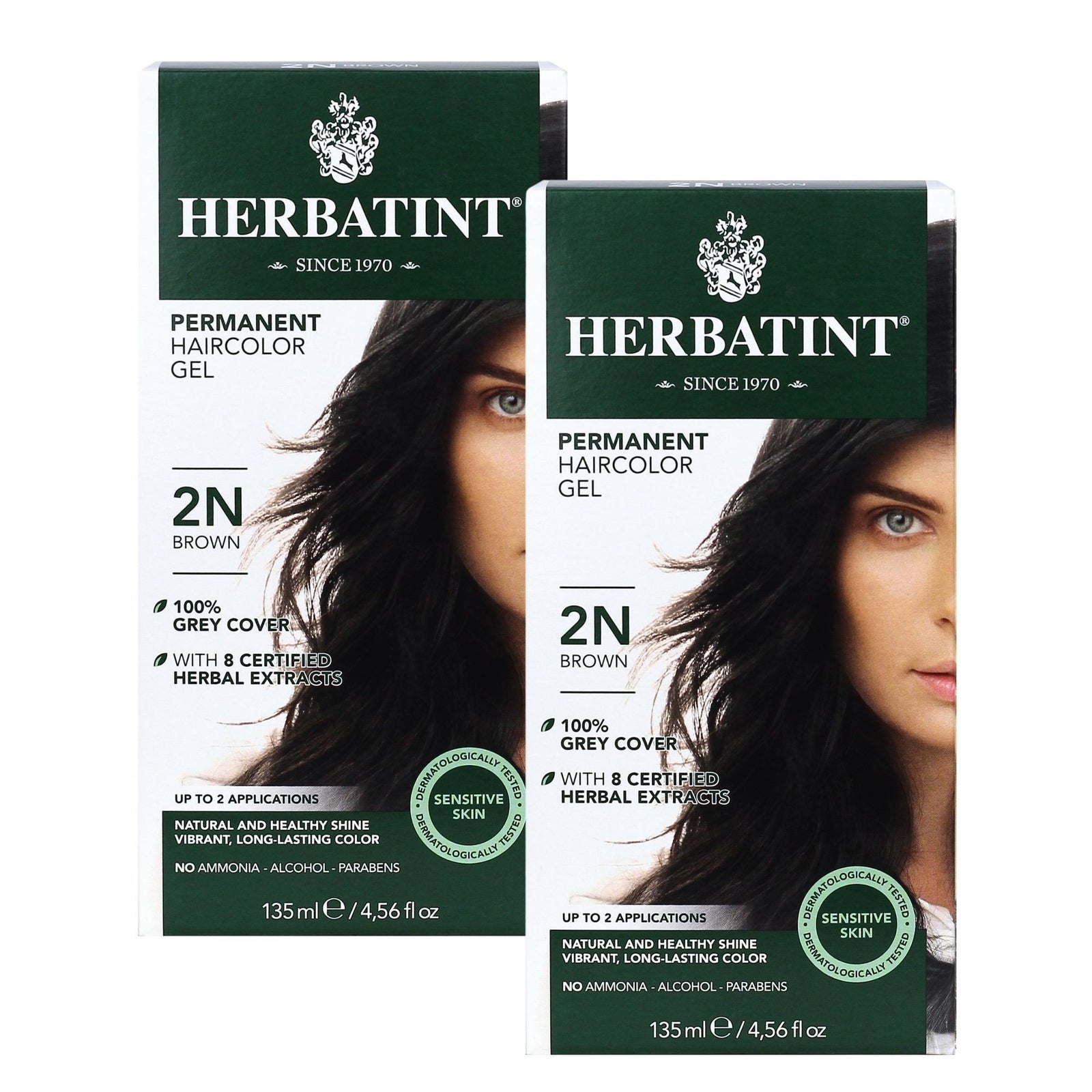 Herbatint 2N-Brown 2 pk (9.12 fl oz) Box