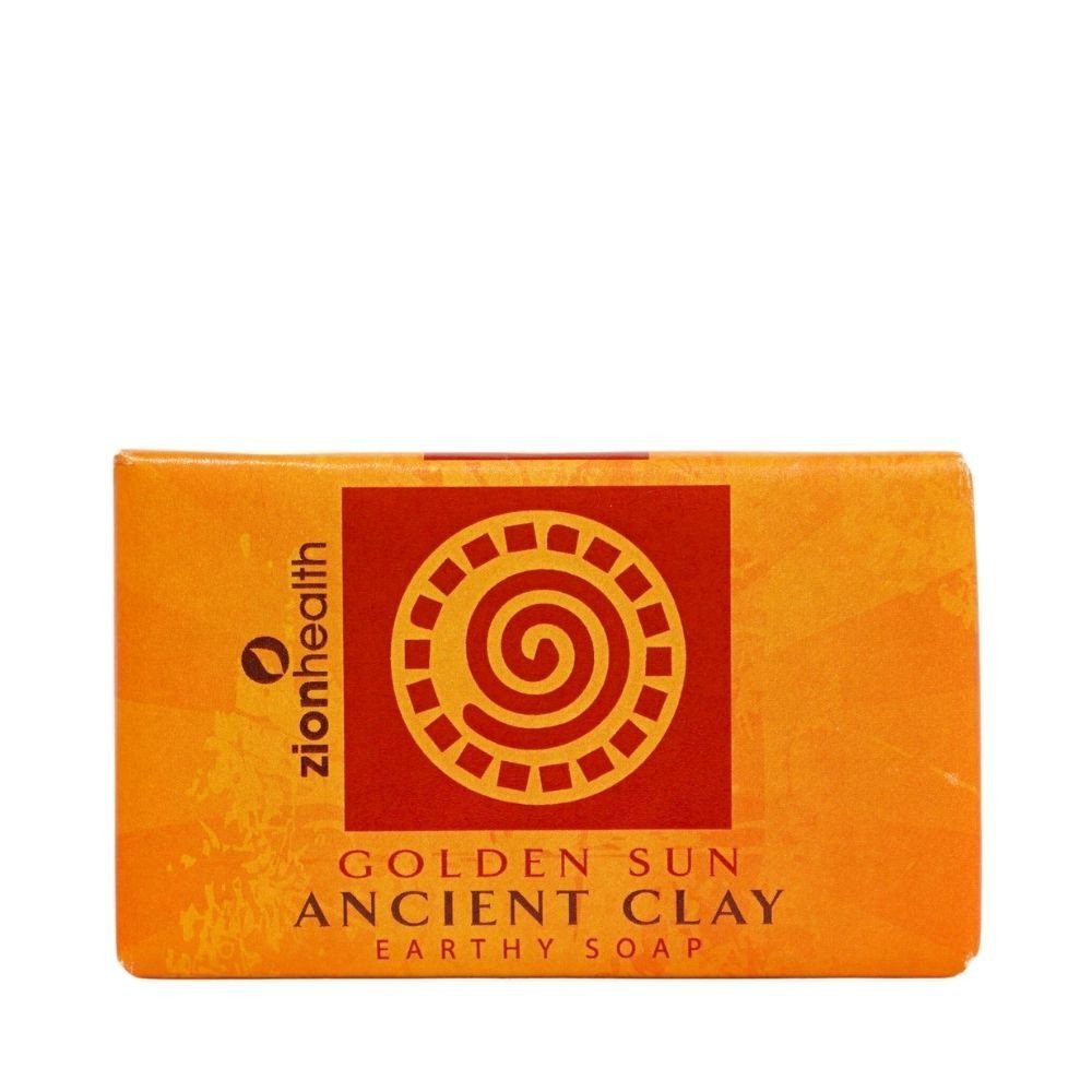 Zion Health Golden Sun Clay Soap 6 oz Bar Soap