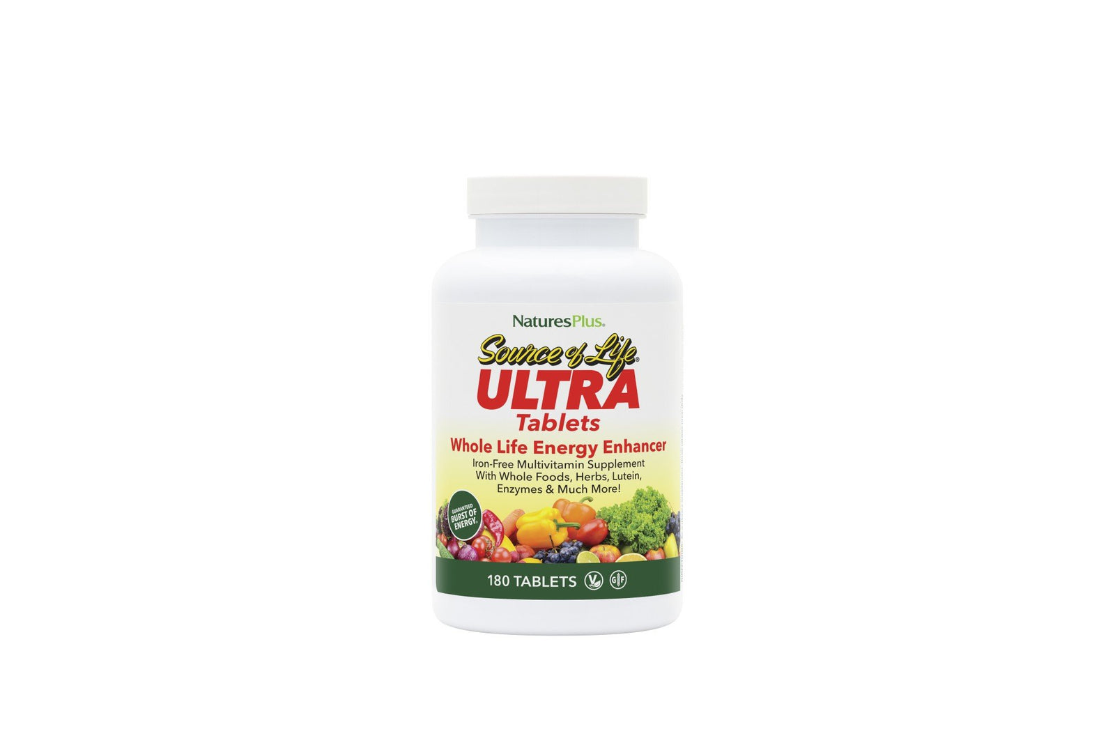 Nature's Plus Ultra Source Of Life With Lutein-No Iron 180 Tablet