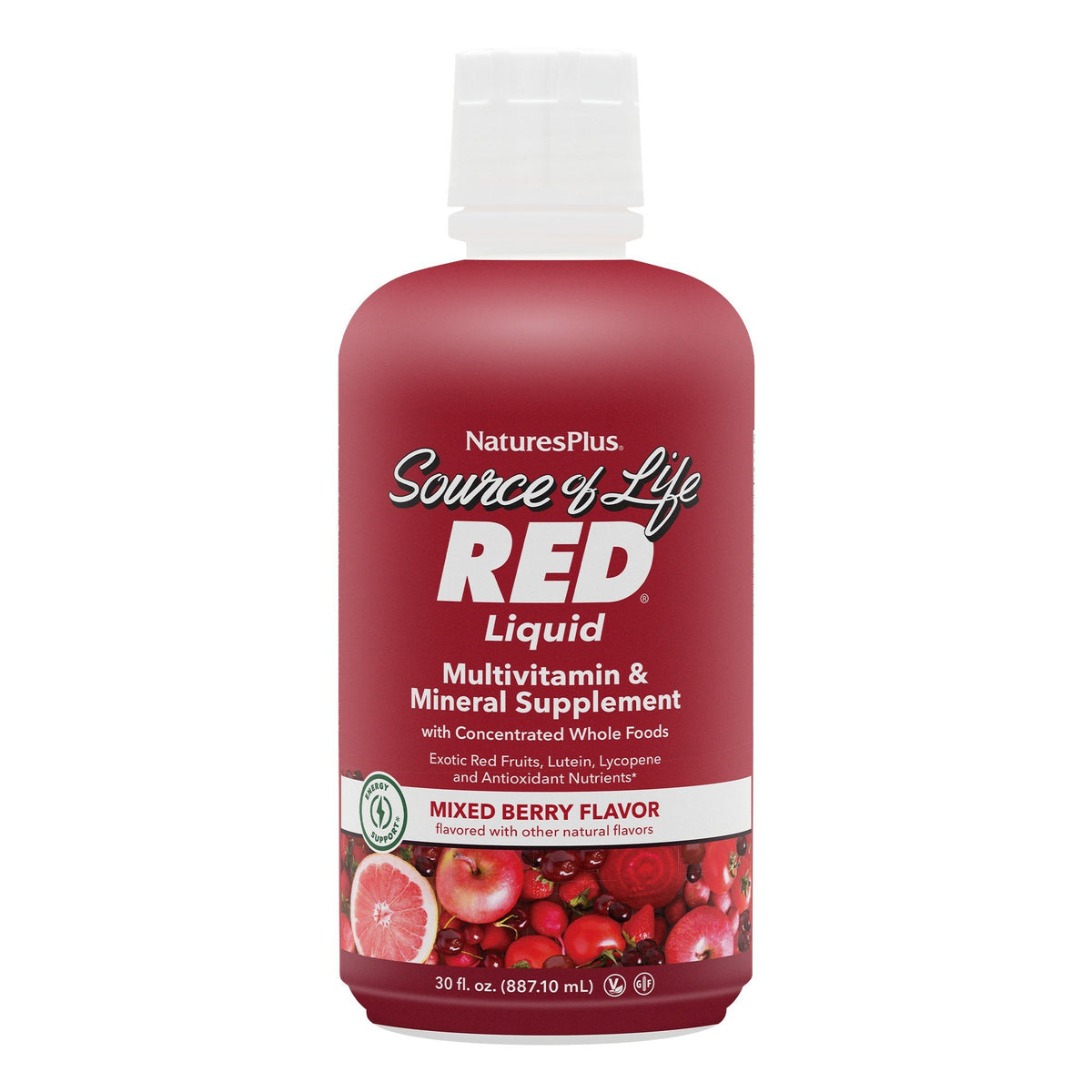 Nature&#39;s Plus Source of Life Red Liquid 30 Fl oz Liquid