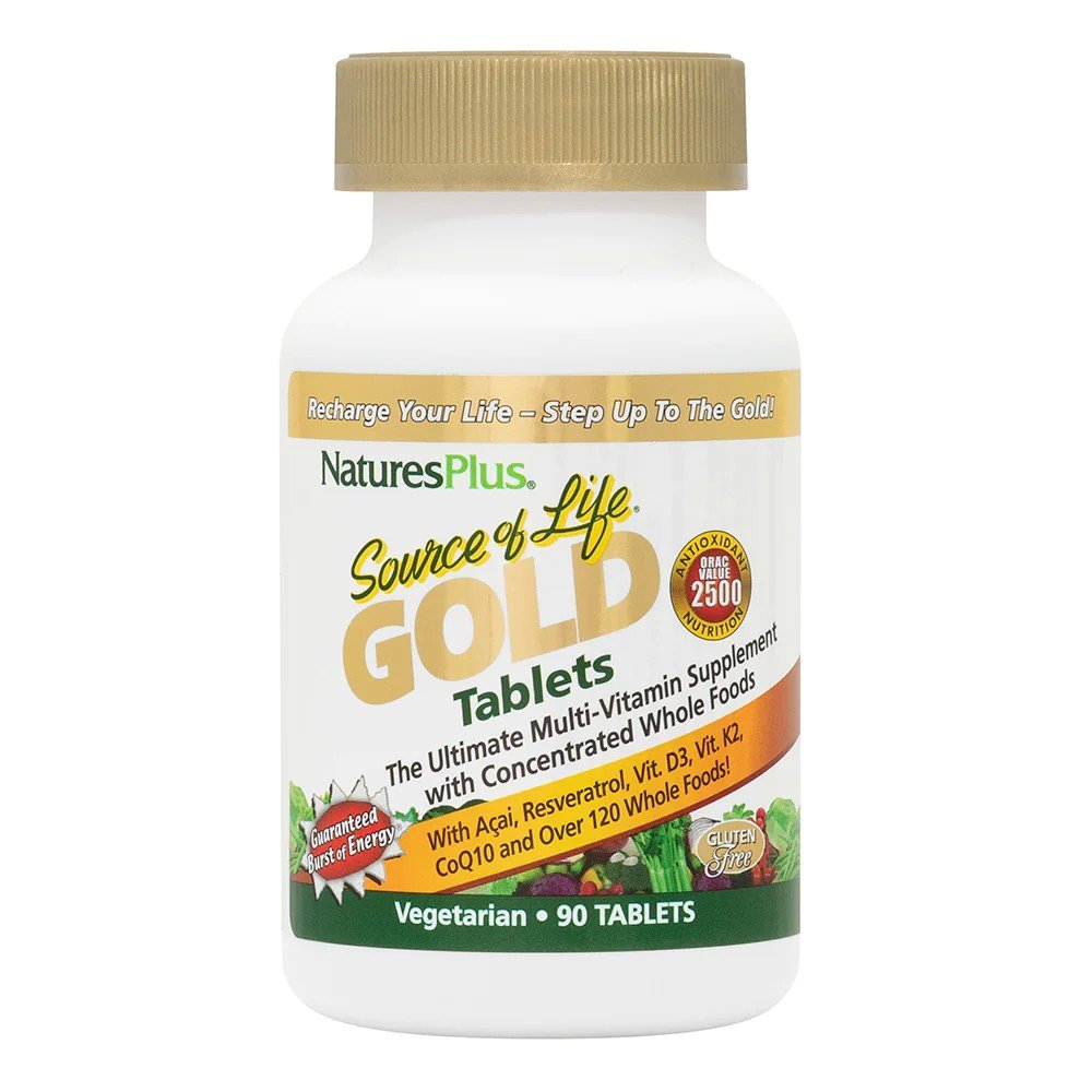 Nature&#39;s Plus Source of Life GOLD Tablets 90 Tablet