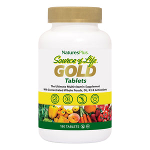 Nature's Plus Source of Life GOLD Tablets 180 Tablet