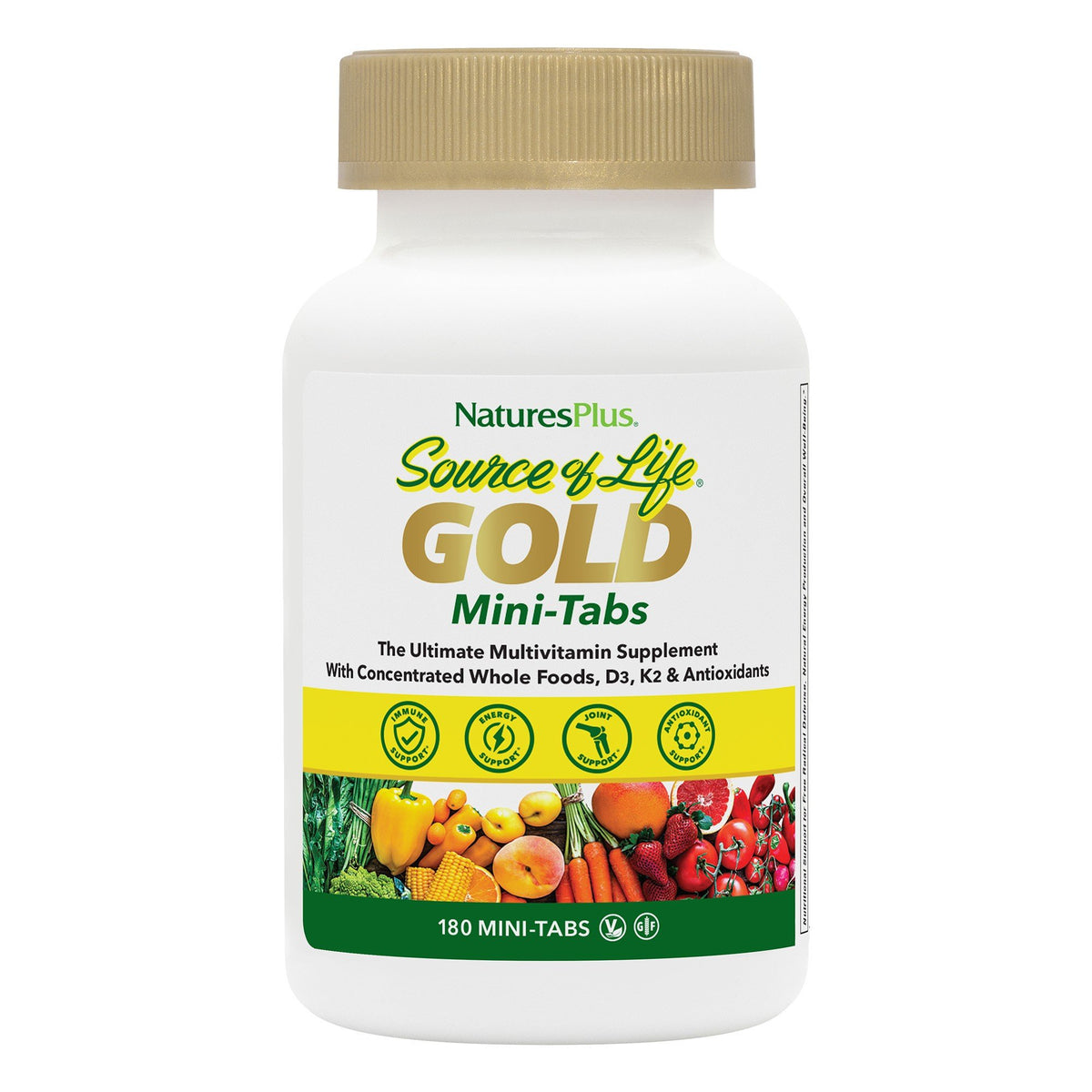 Nature&#39;s Plus Source of Life GOLD Mini Tabs 180 Tablet