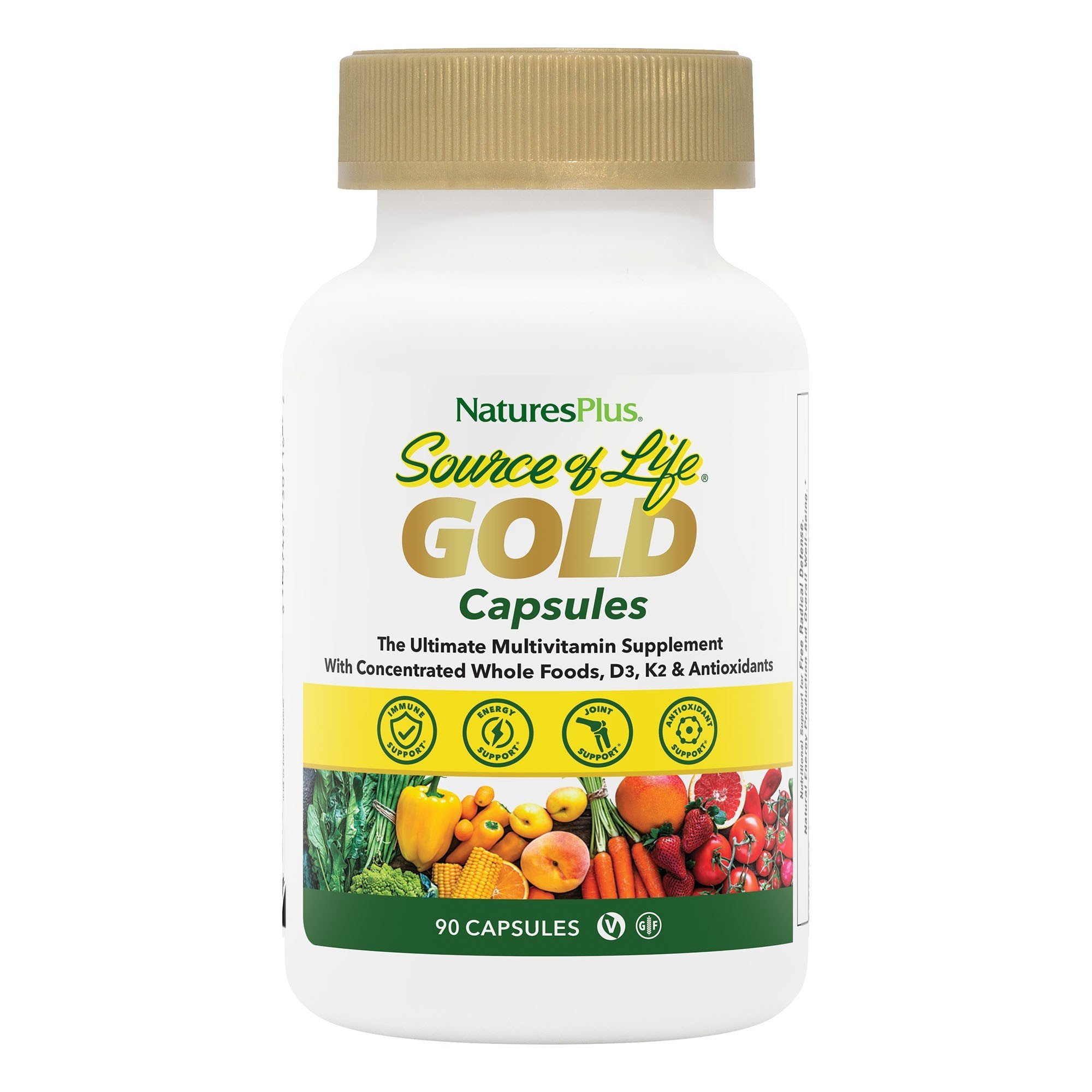 Nature's Plus Source of Life GOLD 90 VegCap