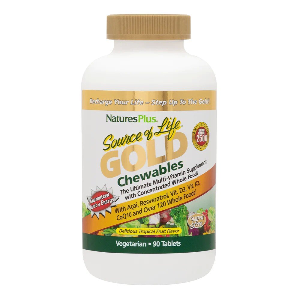 Nature's Plus Source of Life Gold Chewables 90 Chewable