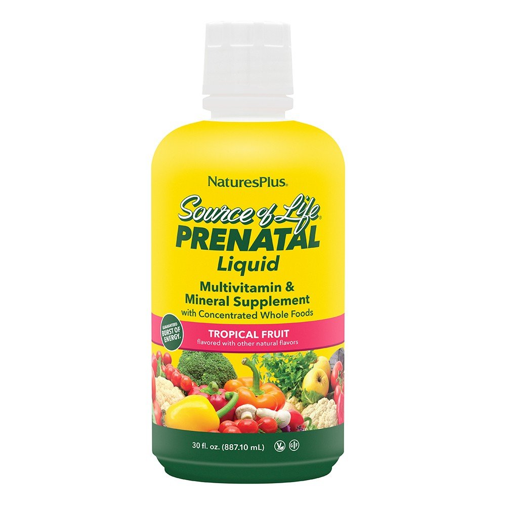 Nature's Plus Source of Life Prenatal Multivitamin Liquid 30 fl. oz. (887.10 m Liquid