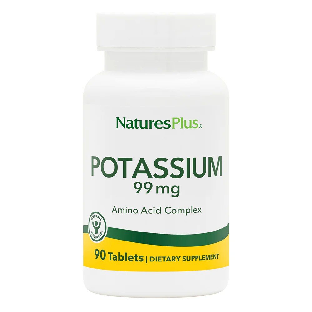 Nature&#39;s Plus Potassium 99mg 90 Tablet