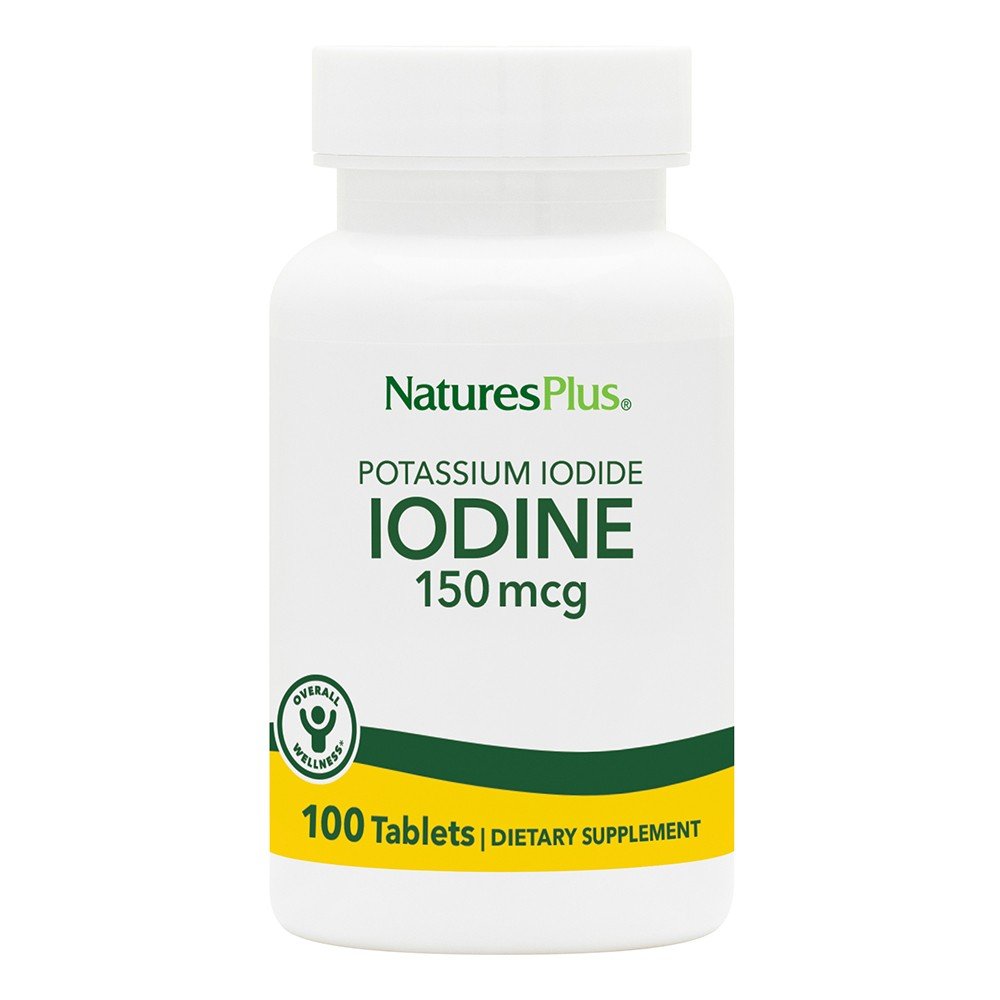 Nature&#39;s Plus Potassium Iodide 150mcg 100 Tablet