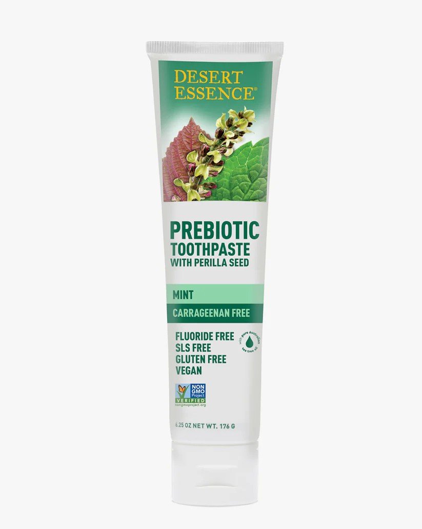 Desert Essence Prebiotic Plant Based Toothpaste-Mint 6.25 fl oz Paste