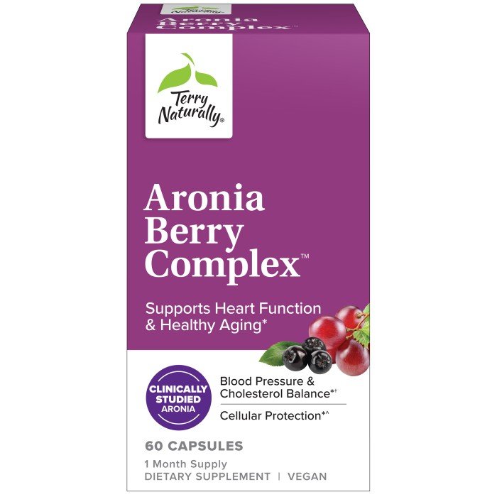 EuroPharma (Terry Naturally) Aronia Berry Complex 60 Capsule