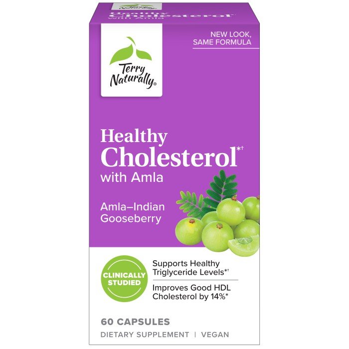 EuroPharma (Terry Naturally) Healthy Cholesterol with Amla 60 Capsule