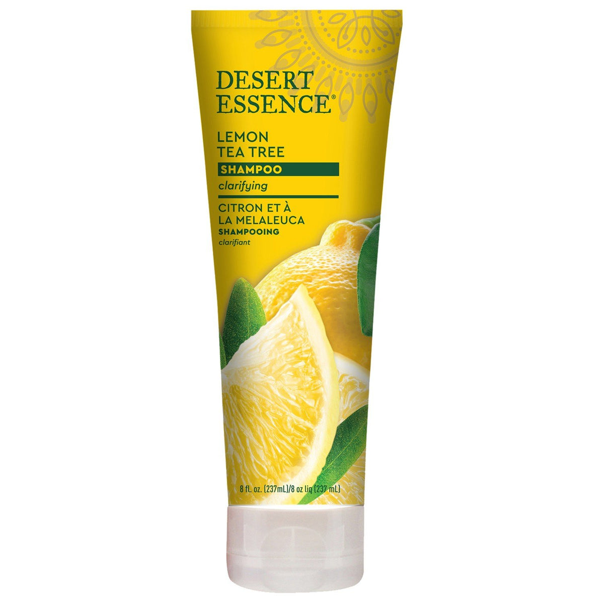Desert Essence Lemon Tea Tree Shampoo For Oily Hair 8 oz Cream
