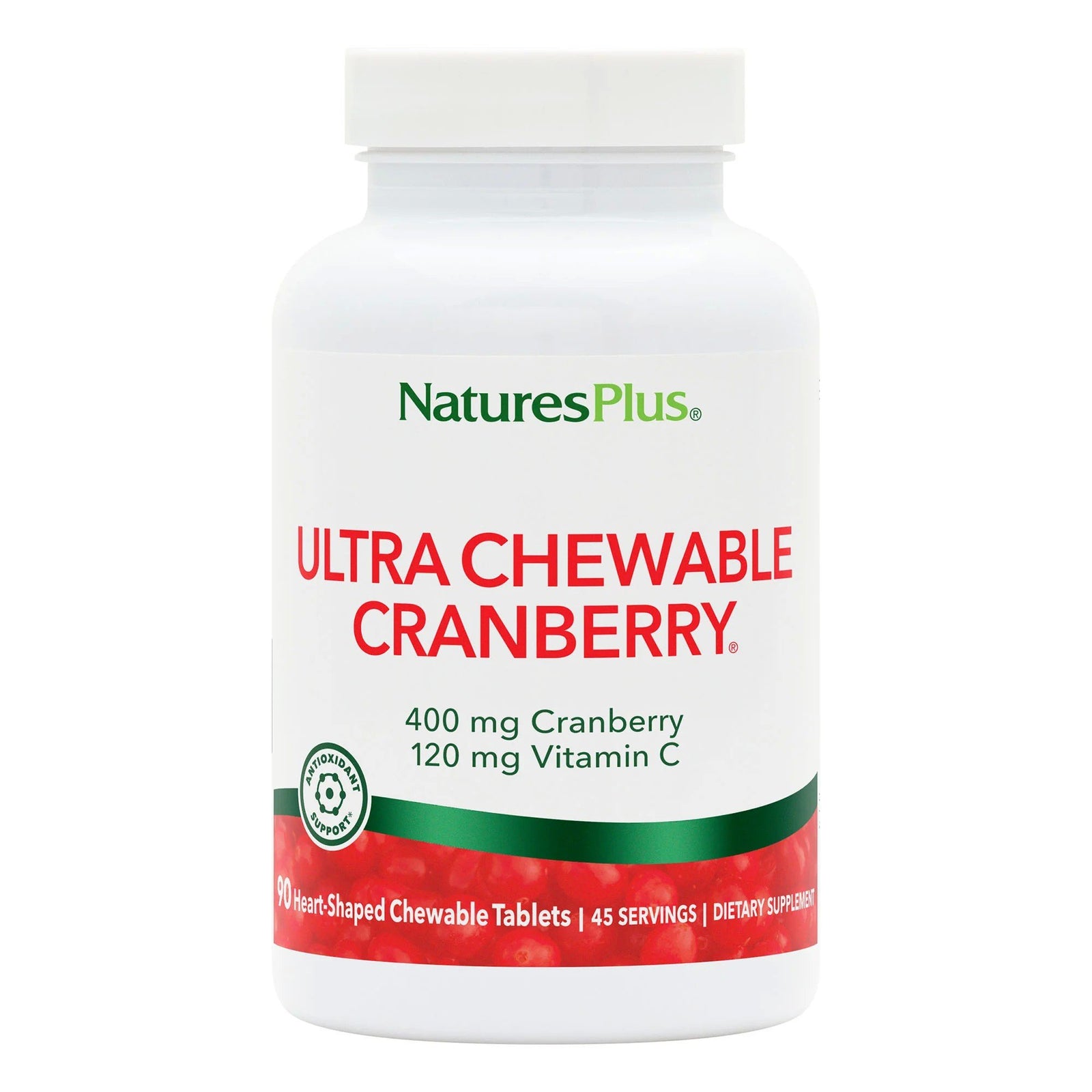 Nature's Plus Ultra Chewable Cranberry 90 Chewable