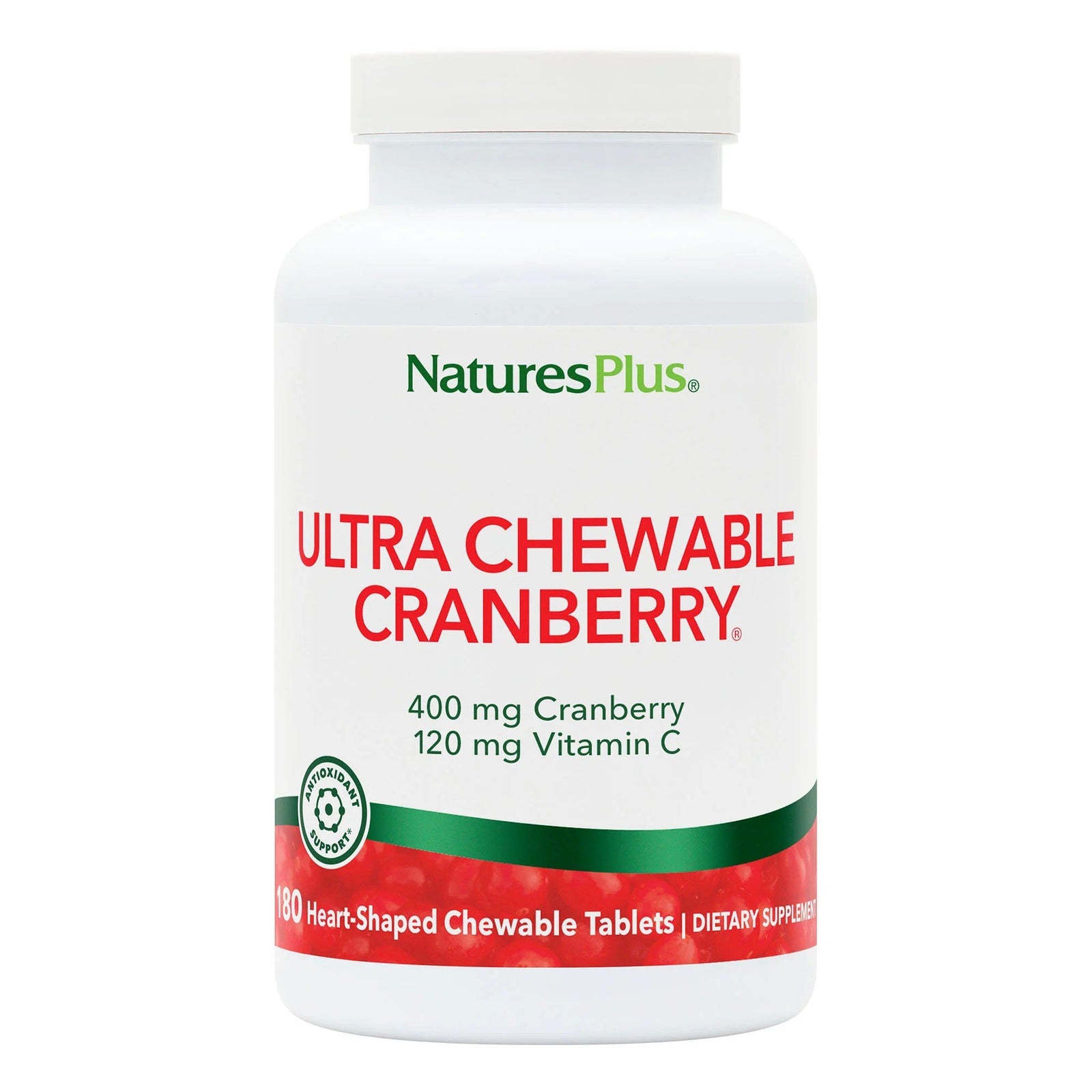 Nature's Plus Ultra Chewable Cranberry 180 Chewable