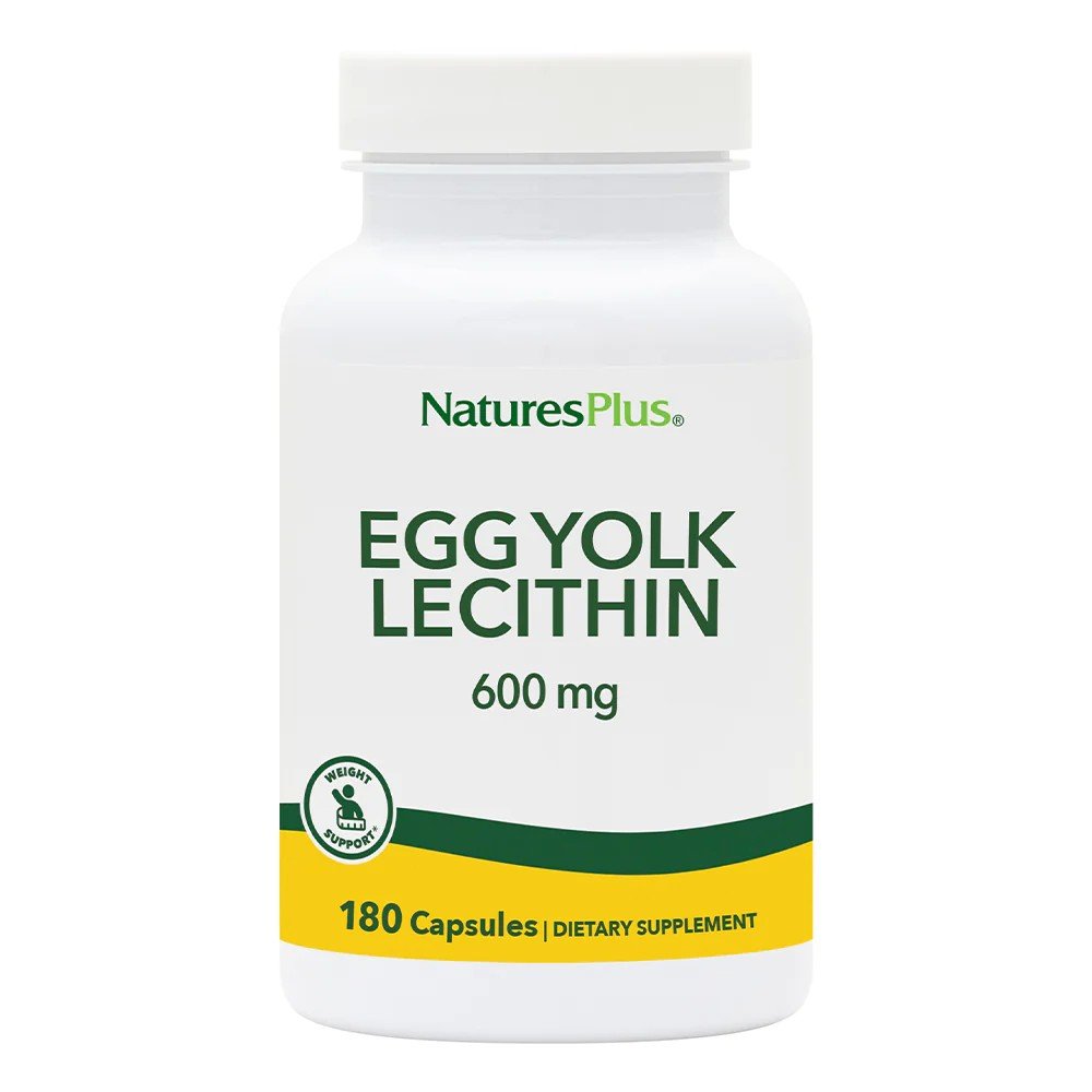 Nature's Plus Egg Yolk Lecithin 600 mg 180 Capsule