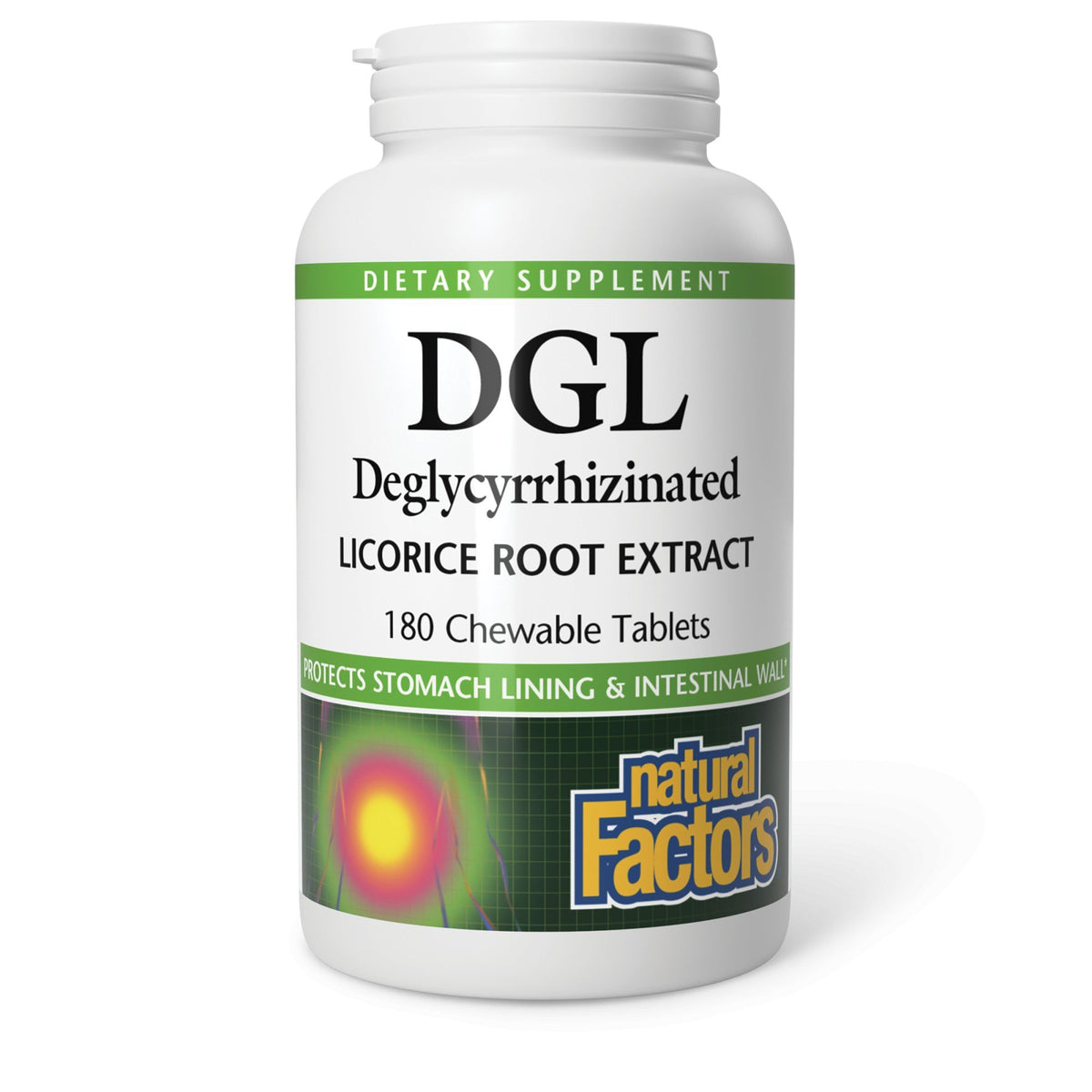 Natural Factors DGL Licorice Chewable Tablets 180 Tablet