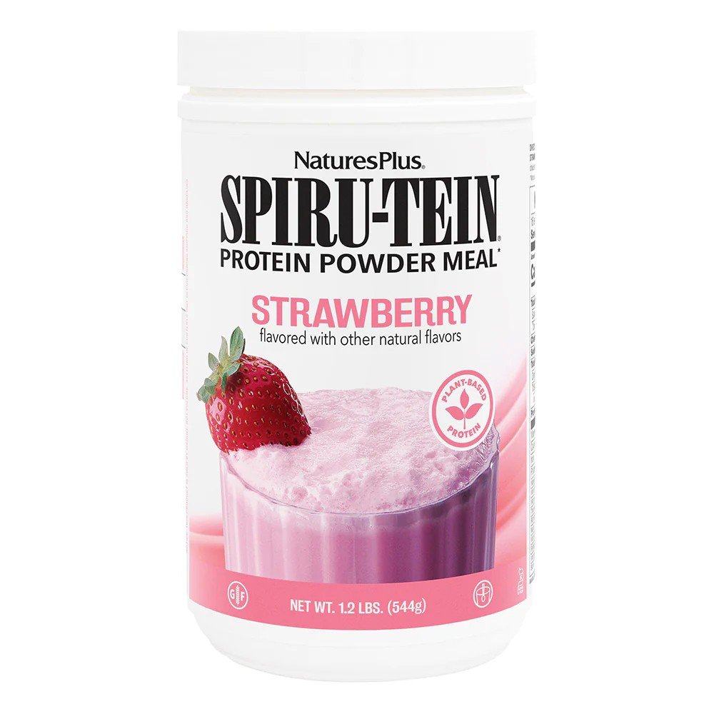 Nature's Plus Spiru-Tein (Spirutein) Shake - Strawberry 1.2 lbs Powder
