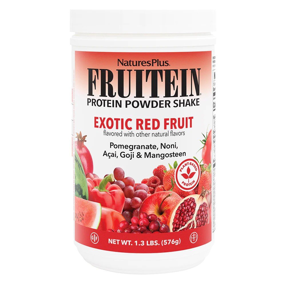 Nature's Plus Fruitein Exotic Red Fruit Shake 1.3 lbs Powder
