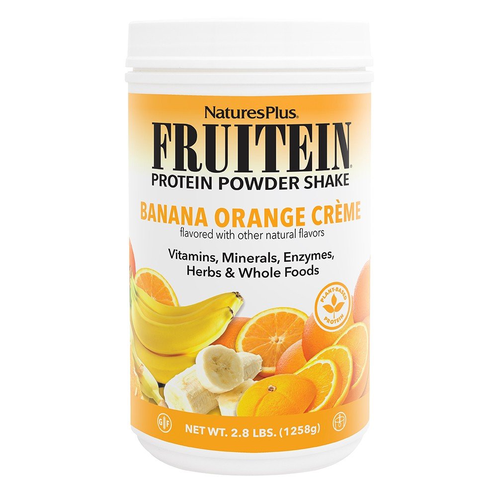 Nature&#39;s Plus Fruitein Protein Banana Orange Creme Shake 2.8 lbs Powder