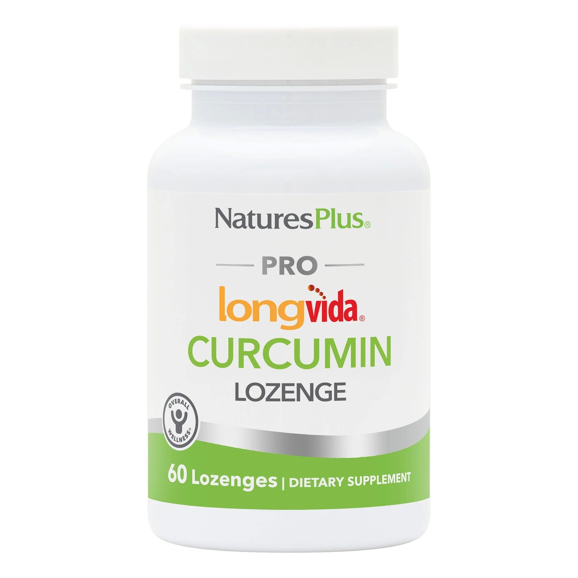 Nature's Plus Pro Longvida Curcumin-500mg 60 Lozenge