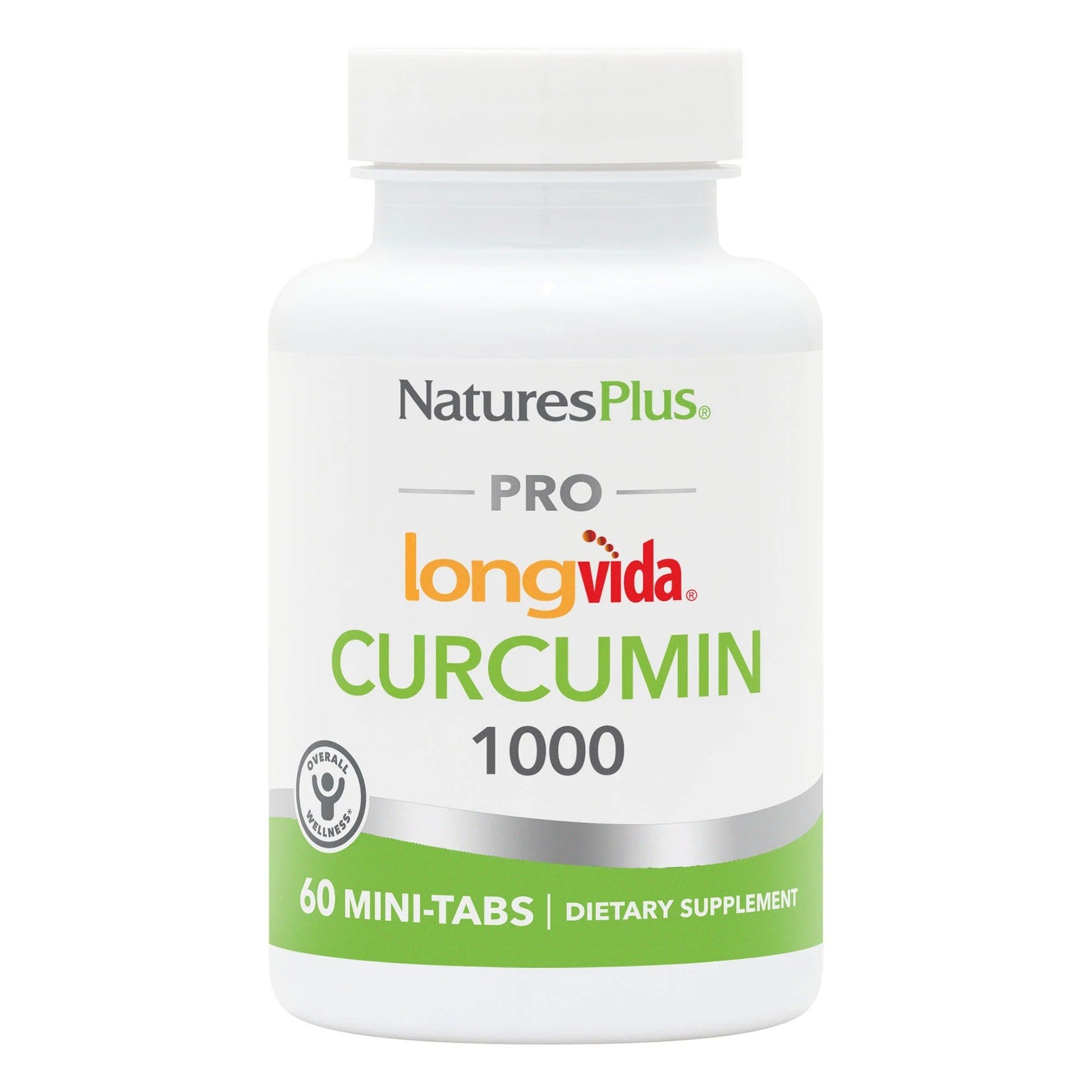 Nature's Plus Longvida Curcumin 1000 mg 60 Mini Tablet