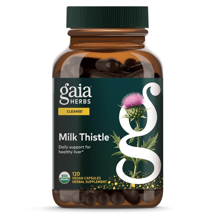Gaia Herbs Milk Thistle 120 Vegan Capsules