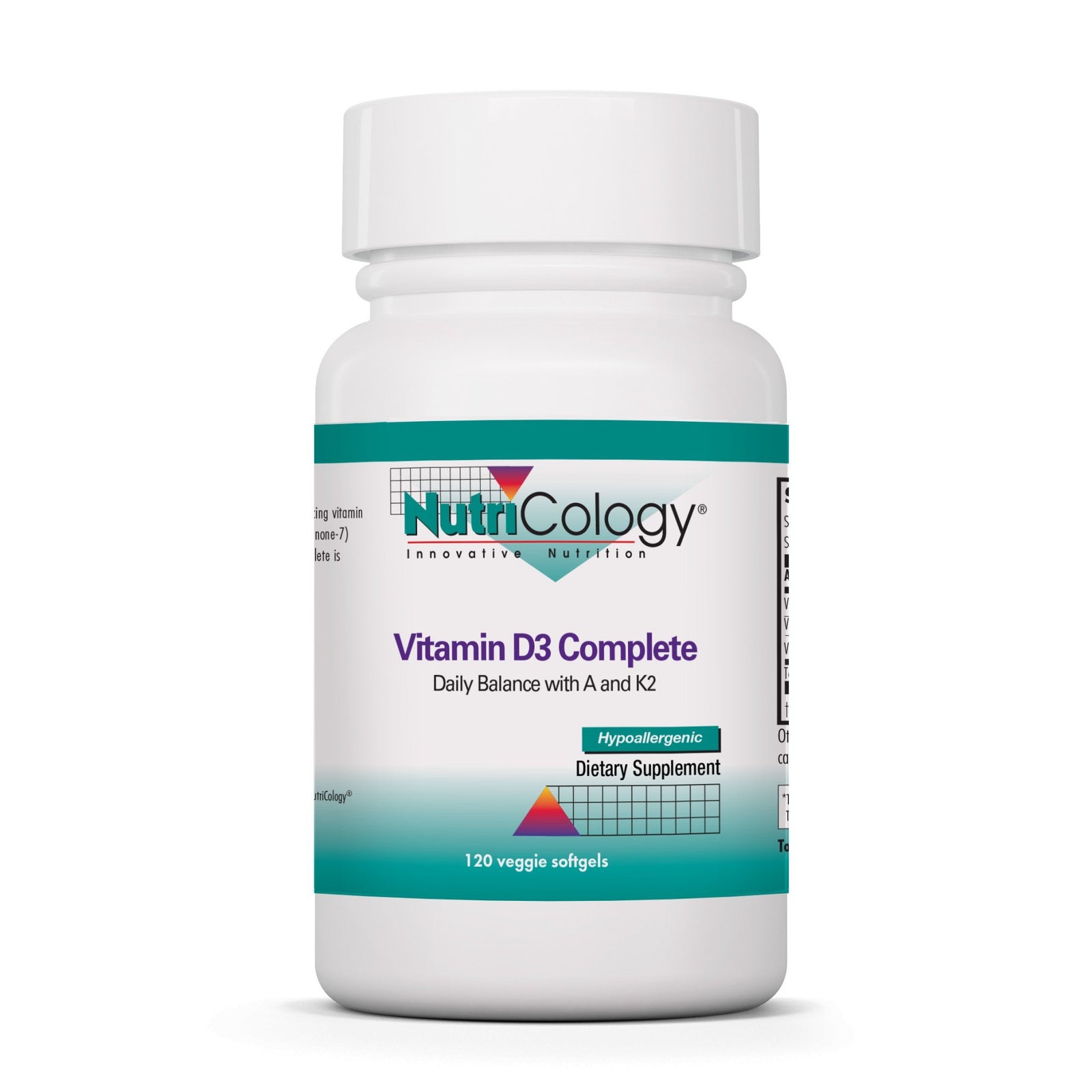 Nutricology Vitamin D3 Complete 120 Softgel