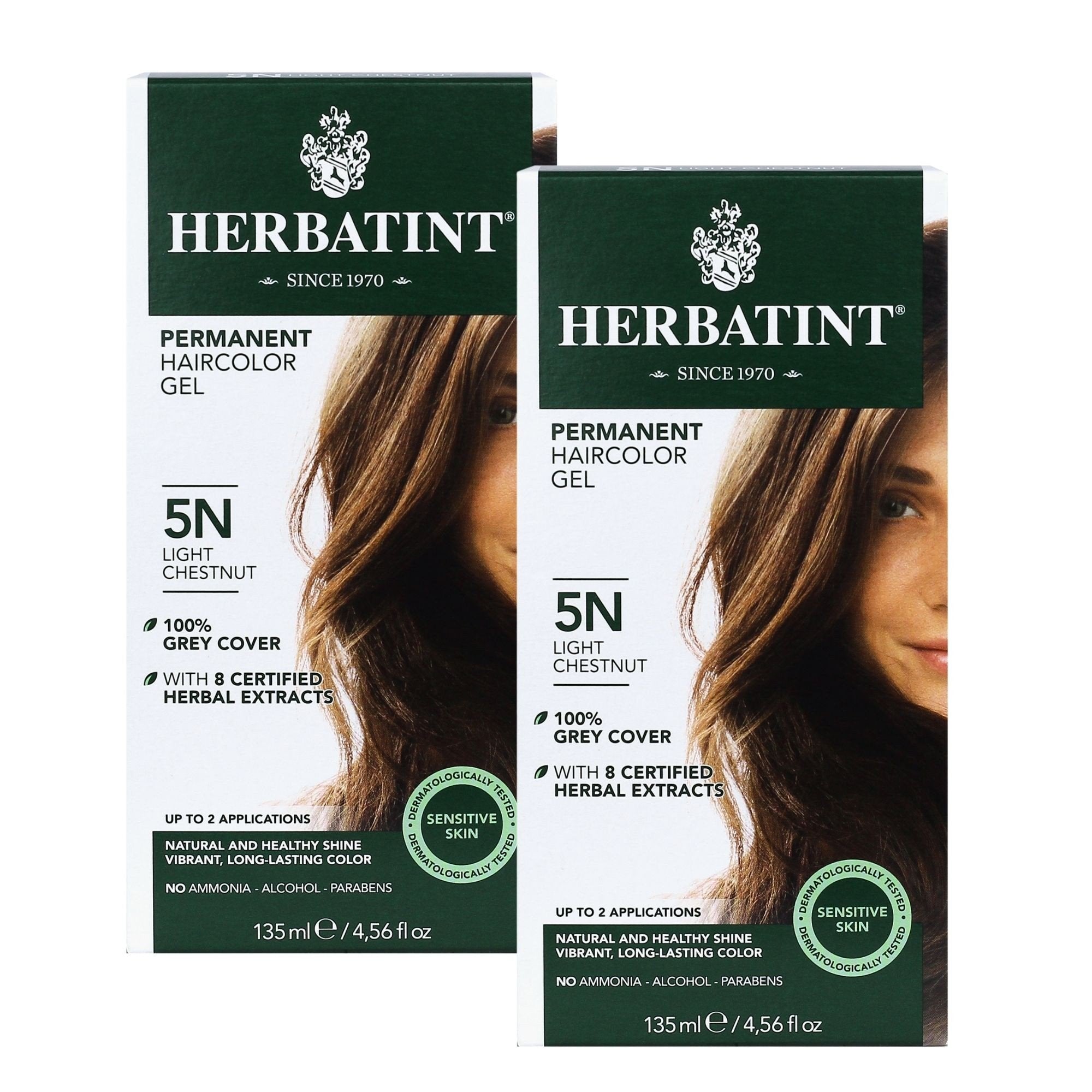 Herbatint 5N-Light Chestnut 2 pk (9.12 fl oz) Box