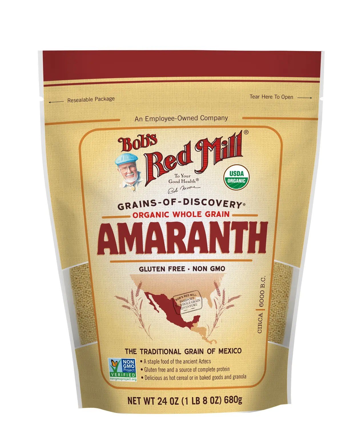 Bobs Red Mill Amaranth Organic 24 oz Bag