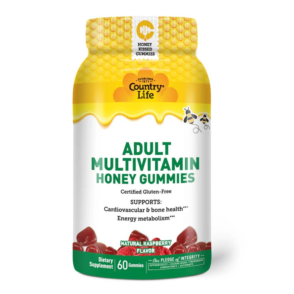 Country Life Adult Multivitamin Honey Gummy 60 Gummy