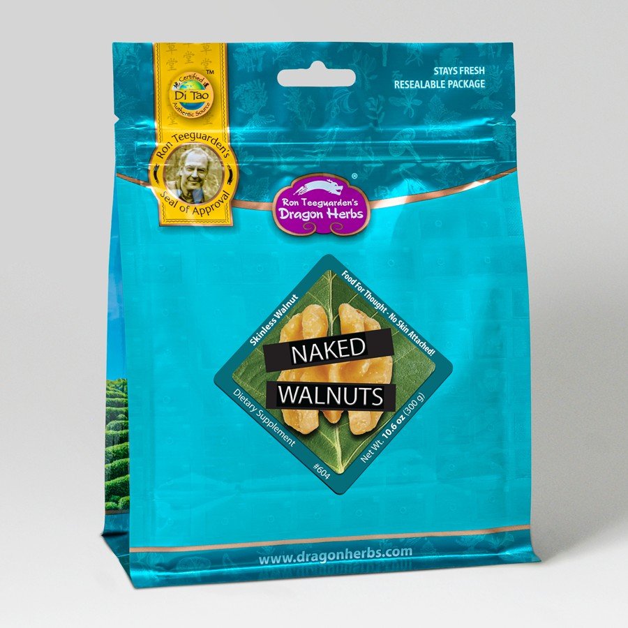 Dragon Herbs Naked Walnuts 10.6 oz Nuts