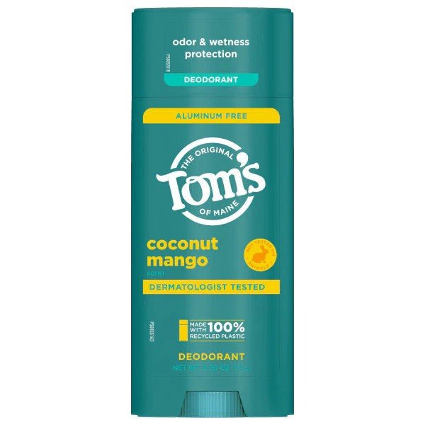 Tom's Of Maine Coconut Mango Aluminum Free Deodorant 3.25 oz Stick
