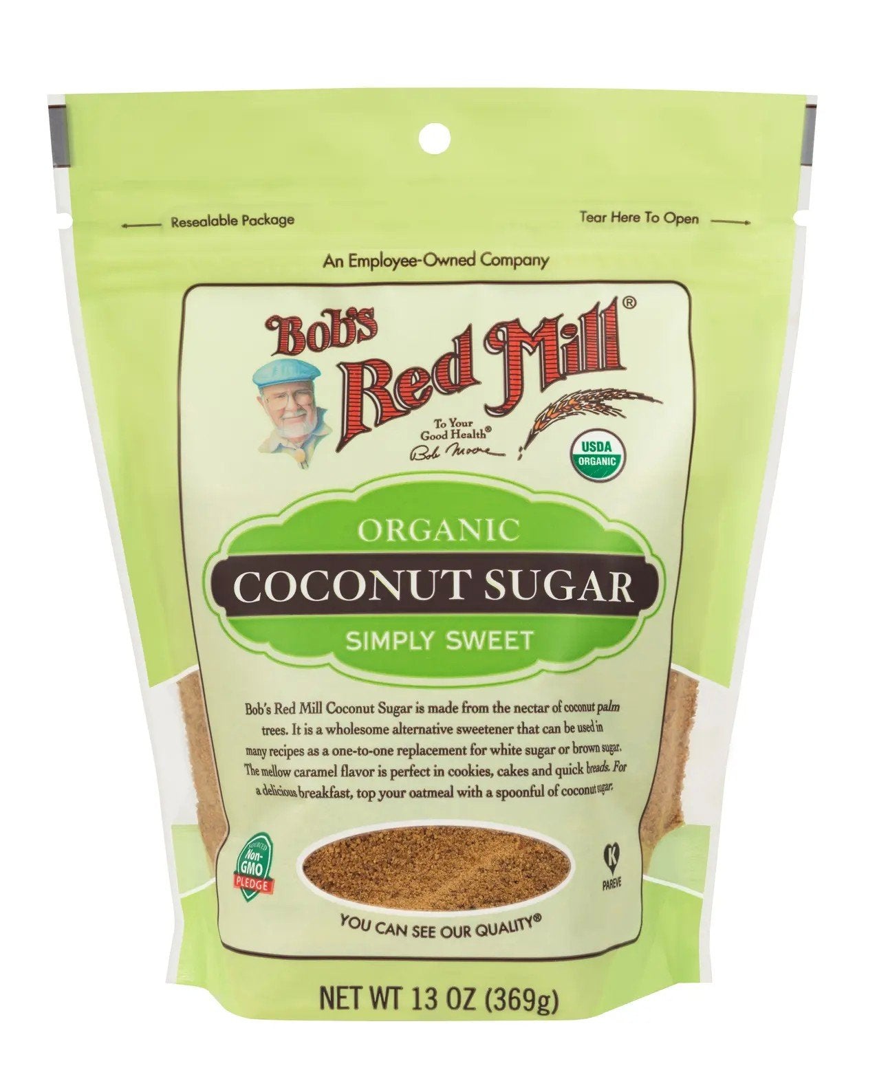 Bobs Red Mill Coconut Sugar 13 oz Bag