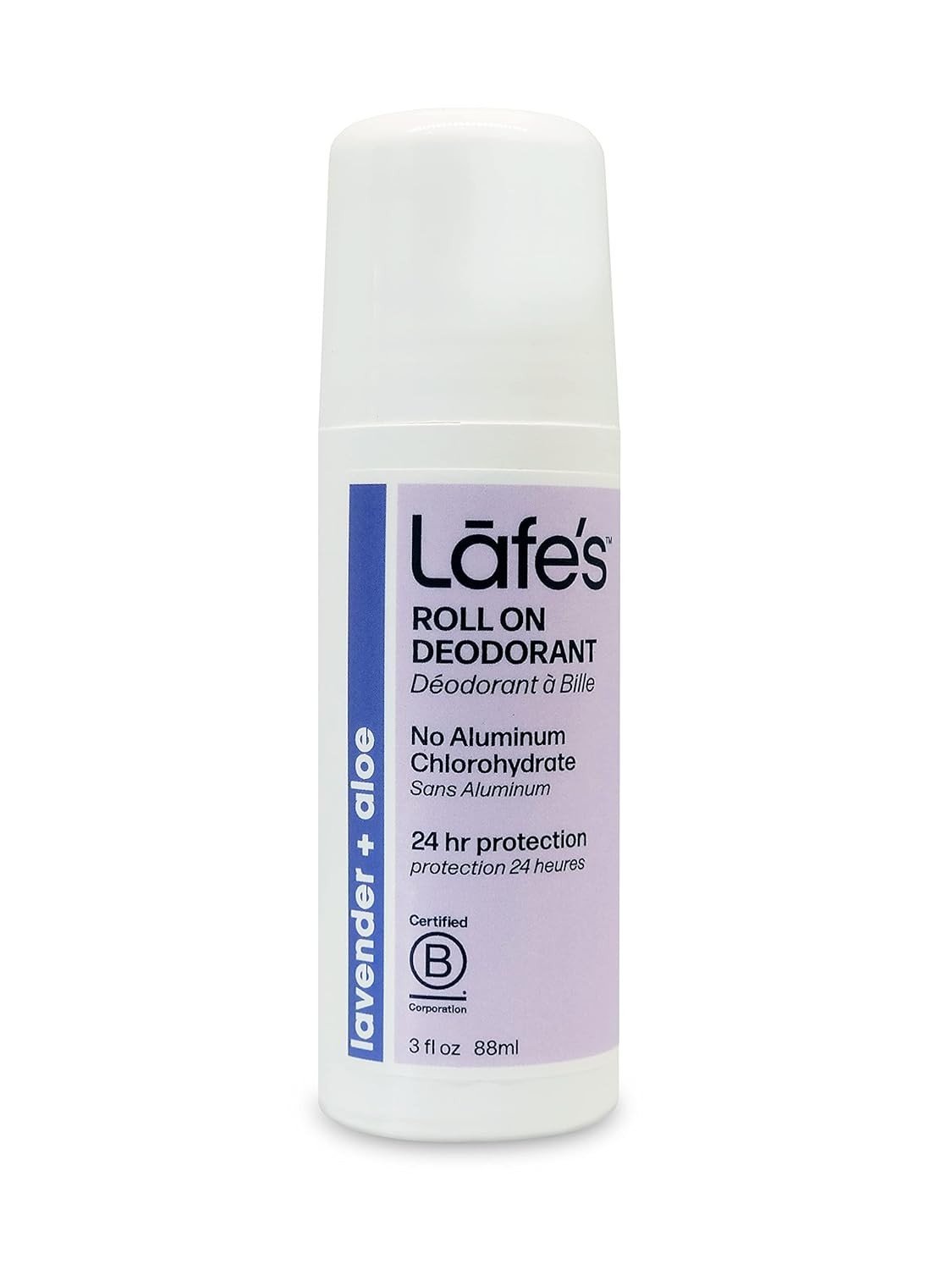 Lafe's Natural Bodycare Lafe's Natural Deodorant Roll-On Soothe Lavender & Aloe 3 oz Roll-On
