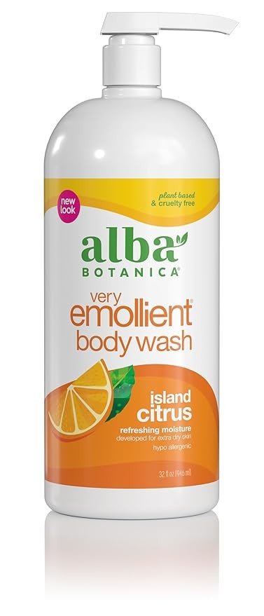 Alba Botanica Very Emollient Body Wash - Island Citrus 32 fl. oz. Liquid