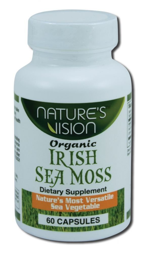 Nature's Vision Organic Irish Sea Moss 60 Capsule
