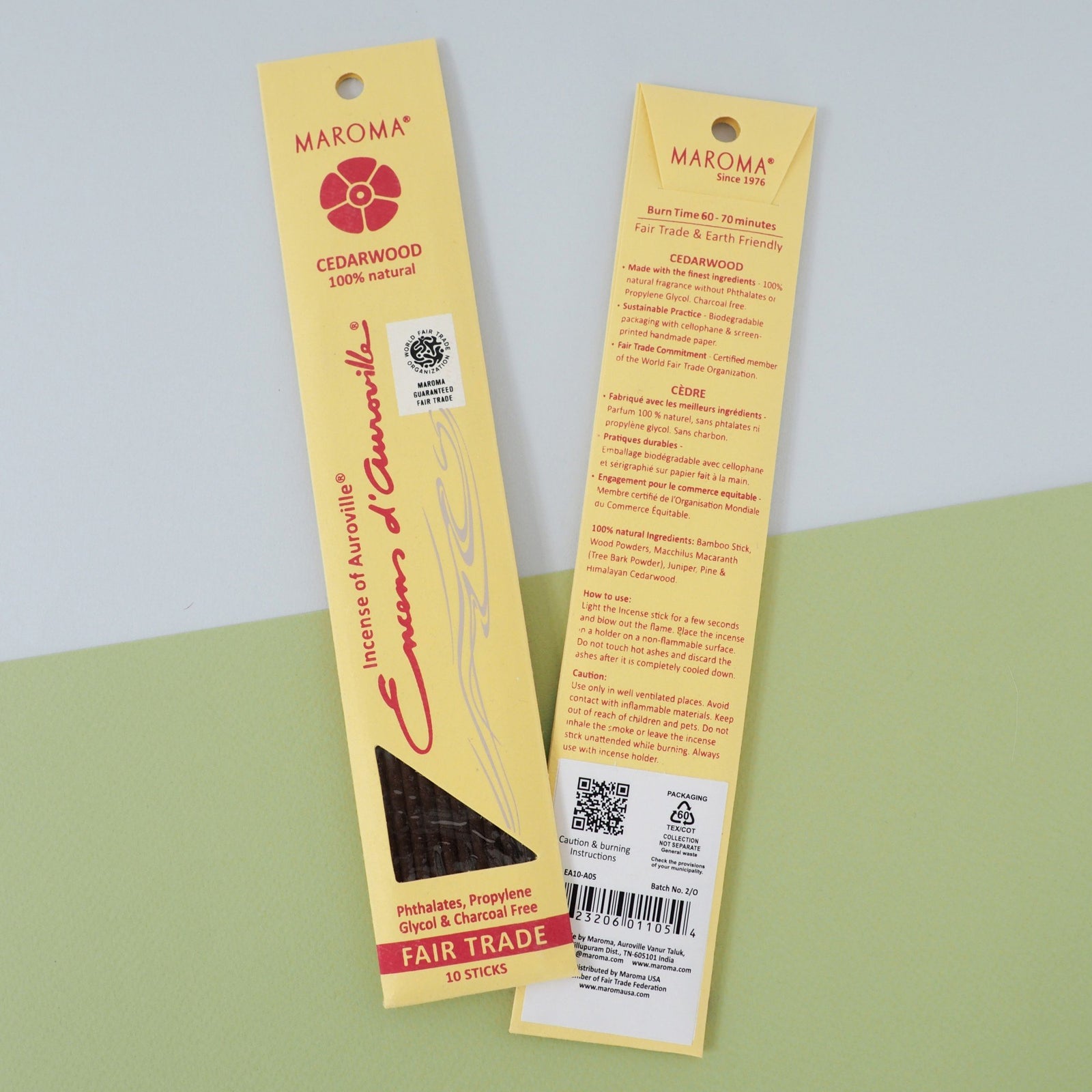 Maroma EDA Incense Cedarwood 10 Stick