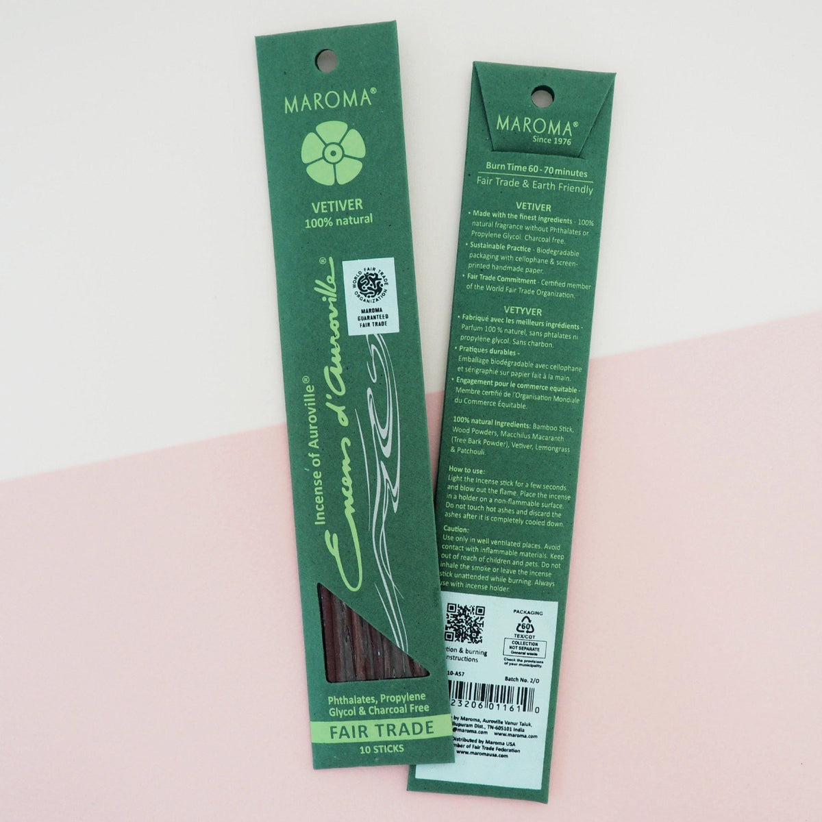 Maroma EDA Incense Vetiver 10 Stick