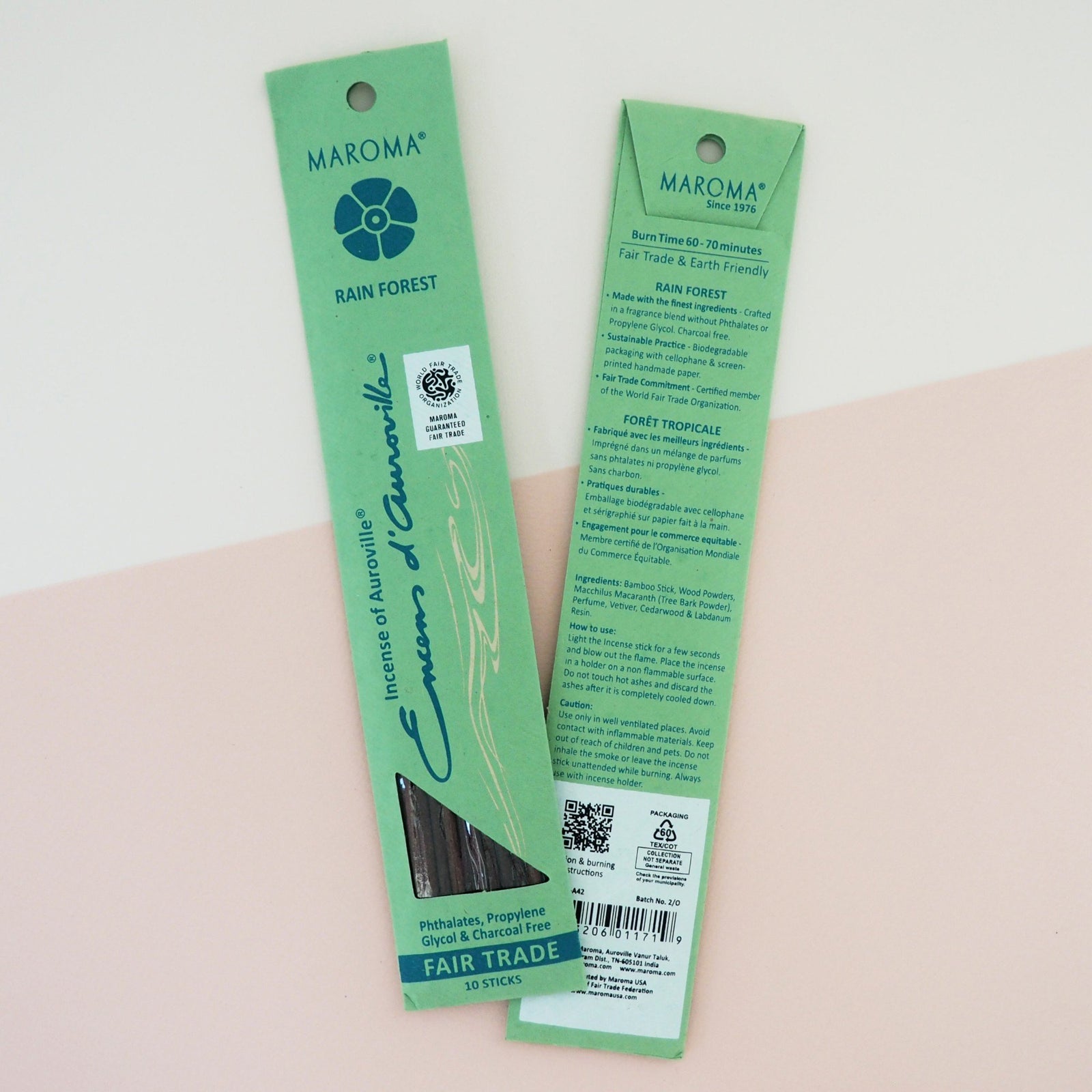 Maroma EDA Incense Rain Forest 10 Stick